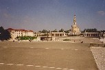 Main square at shrine in Fatima